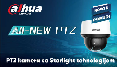Dahua PTZ kamera sa starlight tehnologijom